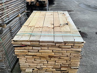 Bekantrechte eiken planken rustiek circa 0,891 m3 - afbeelding 4 van  5