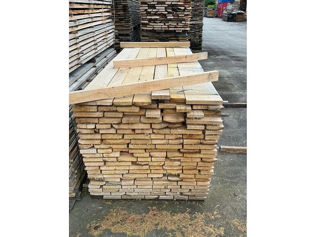 Bekantrechte eiken planken rustiek circa 1,188 m3 - afbeelding 4 van  5
