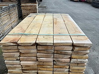 Bekantrechte eiken planken rustiek circa 1,2 m3 - afbeelding 4 van  5