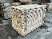 Bekantrechte eiken planken rustiek circa 1,2 m3 - afbeelding 2 van  5