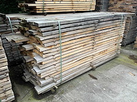Bekantrechte eiken planken rustiek circa 1,62 m3 - afbeelding 2 van  5