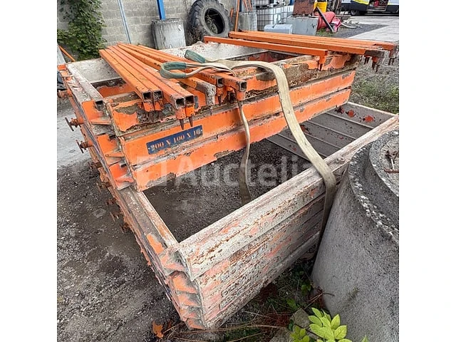 Bekisting voor betonnen platen betonblok - afbeelding 7 van  9