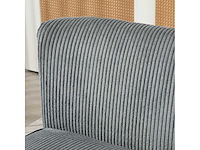 Bekleedde 2-zits bank, hout, polyester fluweel - afbeelding 5 van  6