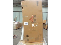 Bekleedde 2-zits bank, hout, polyester fluweel - afbeelding 6 van  6