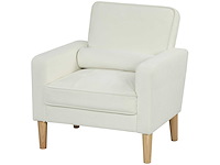 Bekleedde fauteuil met armleuningen, leunbare leuning - afbeelding 3 van  8