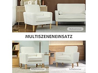 Bekleedde fauteuil met armleuningen, leunbare leuning - afbeelding 5 van  8