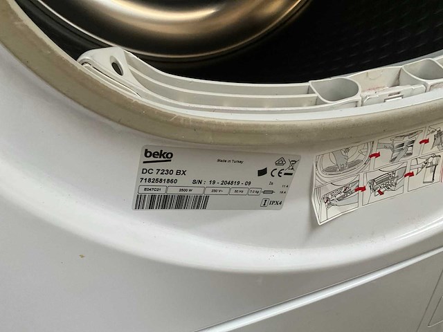 Beko dc7230 bx droogkast - afbeelding 5 van  5