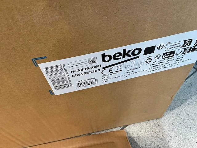 Beko decor hca63640bh afzuigkap - afbeelding 5 van  5