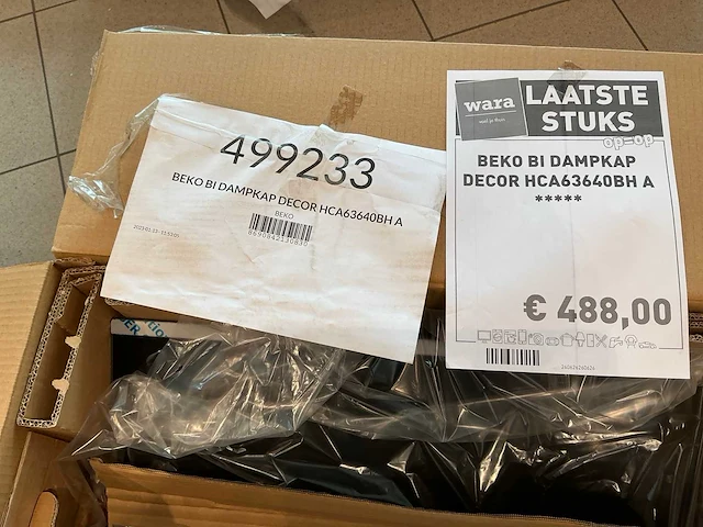 Beko decor hca63640bh afzuigkap - afbeelding 3 van  5