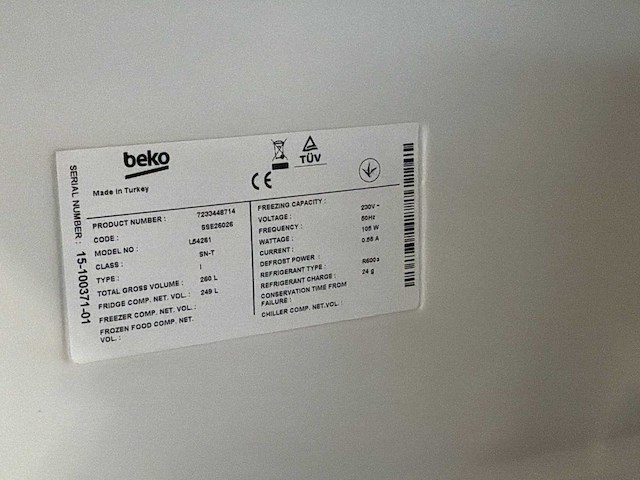 Beko l54261 koelkast - afbeelding 3 van  7