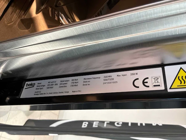 Beko mci44313x inbouw microgolf - afbeelding 8 van  8