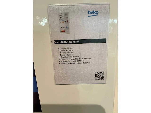 Beko rsne445e33wn koelkast - afbeelding 5 van  7