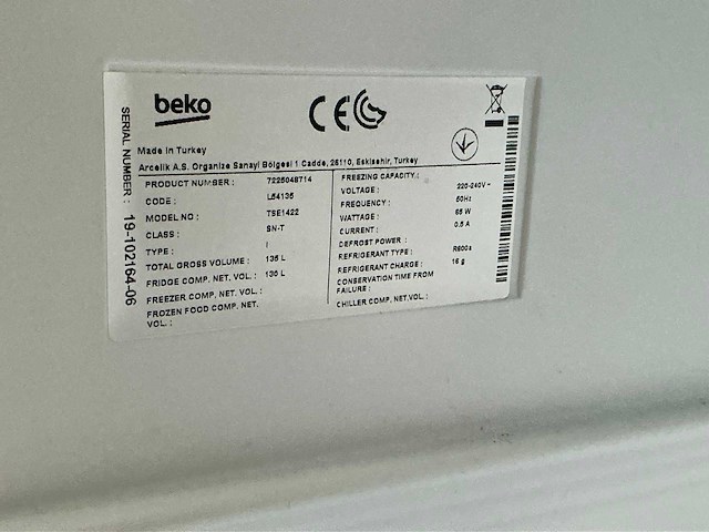 Beko tse1422 koelkast - afbeelding 4 van  4