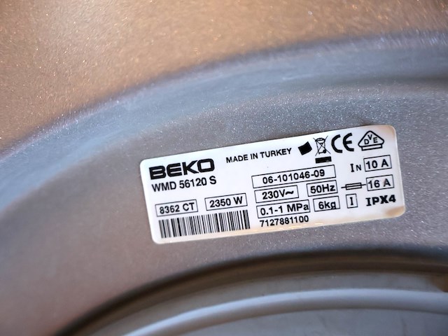 Beko wasmachine 6kg aa - afbeelding 7 van  8