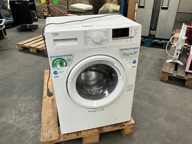 Beko wcv6712bc wasmachine - afbeelding 1 van  8