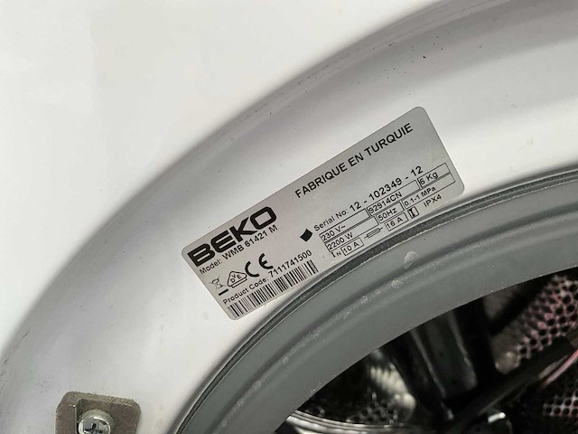 Beko wmb 61421 m wasmachine - afbeelding 6 van  6
