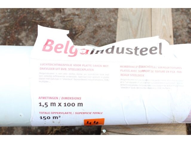 Belgaindusteel dak/gevel folie (150m²) - afbeelding 7 van  10