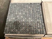 Belgisch blauwsteen grote partij mozaïek tegel - afbeelding 1 van  3