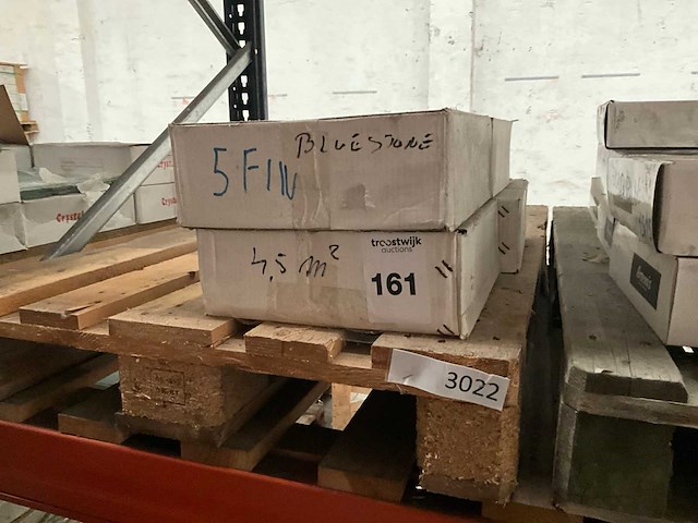 Belgisch blauwsteen grote partij mozaïek tegel - afbeelding 3 van  3