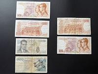 Belgische frank biljetten