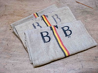 Belgische jutezakken nationale bank van belgië 3 stuks '83 '84 '85 - afbeelding 2 van  4