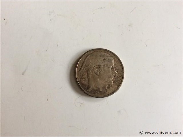 Belgische munt 50fr 1948. - afbeelding 2 van  2