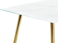 Beliani glamour eettafel (120 x 70 cm) - afbeelding 4 van  5