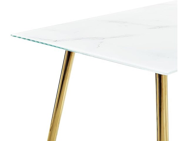 Beliani glamour eettafel (120 x 70 cm) - afbeelding 4 van  5