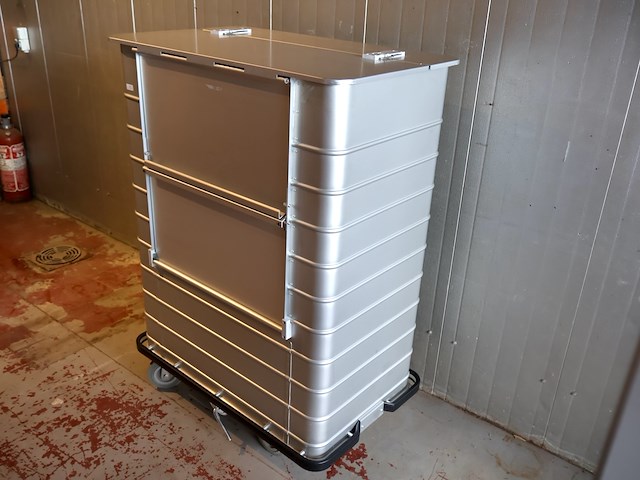 Belintra aluminium afvaltransportwagen - afbeelding 3 van  6