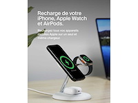 Belkin boostcharge pro 3-in-1 laadstation met qi2 - afbeelding 2 van  3