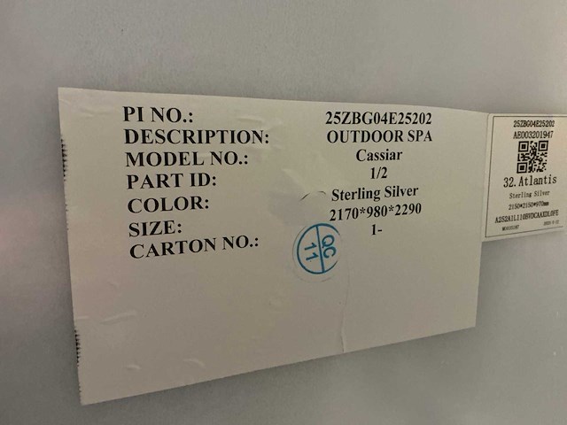 Belle & moi cassiar sterling silver jacuzzi - afbeelding 5 van  5