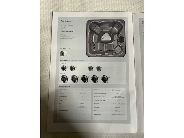 Belle & moi selkirk pearl shadow jacuzzi - afbeelding 5 van  8