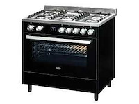 Belling - leeds 900dft-zwart - fornuis - afbeelding 1 van  2