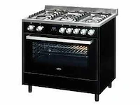 Belling - leeds 900dft-zwart - fornuis - afbeelding 2 van  5