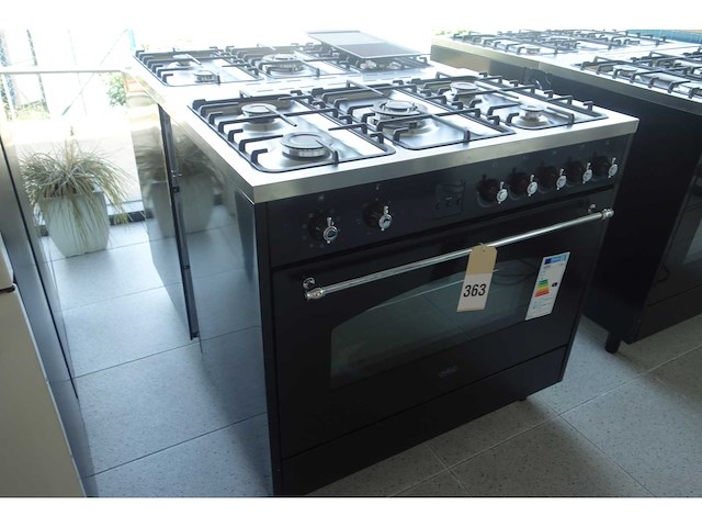 Belling - norwich 900dft-zwart - fornuis - afbeelding 1 van  2