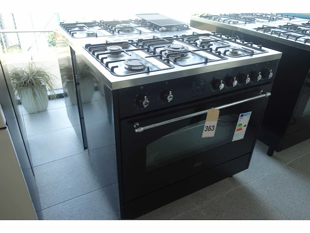 Belling - norwich 900dft-zwart - fornuis - afbeelding 1 van  2