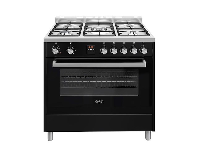 Belling leeds 900dft-zwart - afbeelding 1 van  2