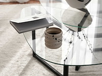 Bellisimo salontafelset | metalen frame | matzwart - afbeelding 5 van  8