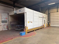 Belmeco 10 meter lengte industriële spuitcabine