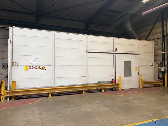 Belmeco 10 meter lengte industriële spuitcabine - afbeelding 2 van  7
