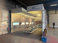 Belmeco 10 meter lengte industriële spuitcabine - afbeelding 5 van  7