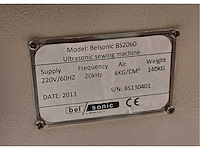 Belsonic bs-2060 van verus belgium – ultrasone lasapparatuur - afbeelding 6 van  6