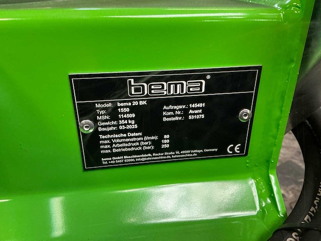 Bema 20 dual 1550mm met zijborstel borstelmachine - afbeelding 6 van  6