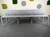 Bene - 6-persoons werkplaats inclusief 6 x vitra id bureaustoelen - bureau - afbeelding 5 van  18