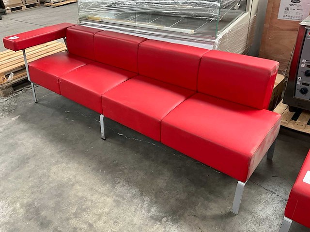 Bene kunstlederen modulaire zitbank - afbeelding 1 van  9
