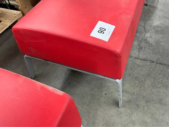 Bene kunstlederen modulaire zitbank - afbeelding 2 van  6