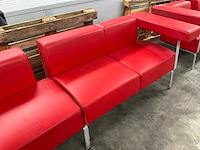 Bene kunstlederen modulaire zitbank - afbeelding 3 van  7