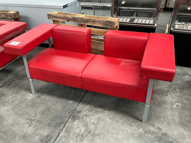 Bene kunstlederen modulaire zitbank - afbeelding 1 van  8