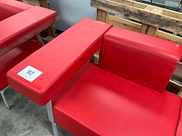 Bene kunstlederen modulaire zitbank - afbeelding 3 van  8