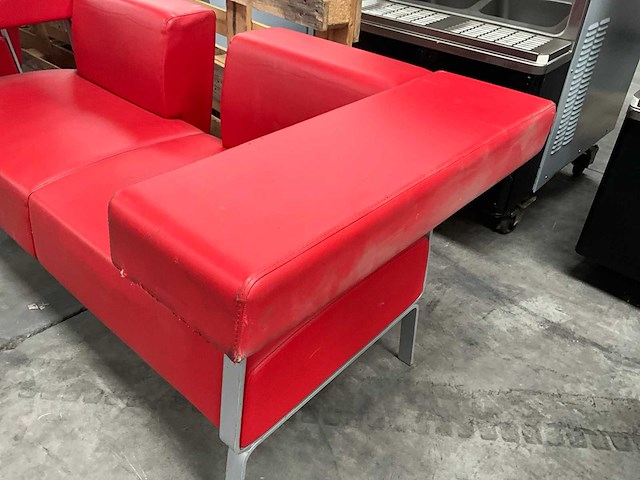 Bene kunstlederen modulaire zitbank - afbeelding 6 van  8